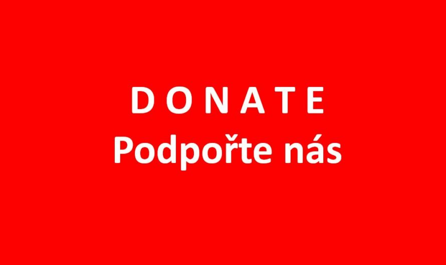 DONATE – Podpořte nás